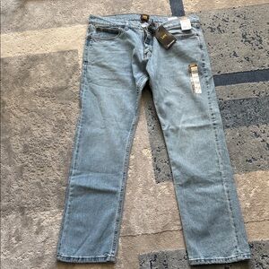 Lee Men’s Light Wash Straight Jeans 33x29